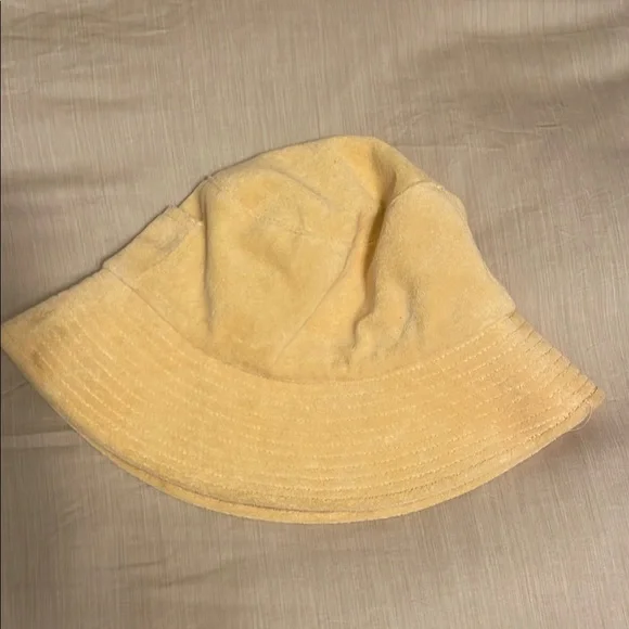 Lack of Color yellow bucket hat Lack of Color Wave Bucket Hat - Summer of Sun Yellow Terry  main image 2